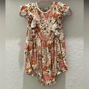 Caden Lane Ruffle Baby Romper